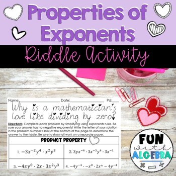 Last Minute Valentine’s Day Ideas! – Fun With Algebra